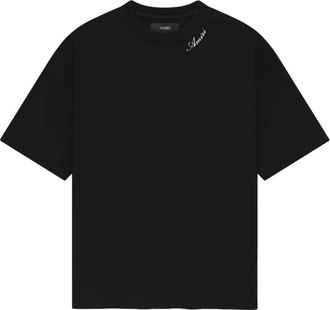 Amiri T-Shirts, male, Black, Size: 2XL Script Skater Tee