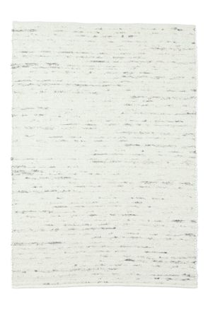 THEKO Alfombra tejida a mano de lana natural - Gris - 120x180 cm