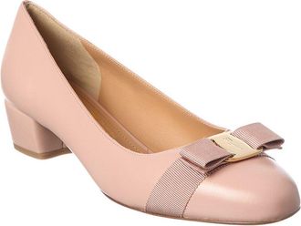 Ferragamo Vara Bow Leather Pump