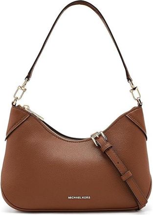 Michael Kors Jet Set Medium Convertible Pouchette Crossbody Cross Body Womens Handbags Luggage, Polyester/Polyurethane
