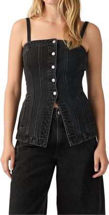 Levi's Tailored Bustier Tank Top In Open Mind