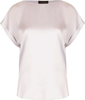 Elena Miro Dames, Blouses & Shirts, Wit, Maat: 3XL