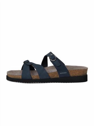 Mephisto Womens Hannel Sandals In Deep Blue