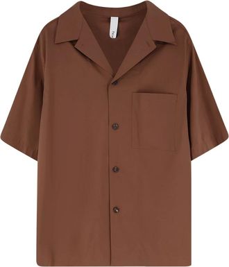 Hev&ograve; Hombre, Camisas, Marr&oacute;n, Talla: XL
