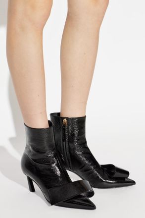 Givenchy Leather Ankle Boots With Heels, Womens, Black