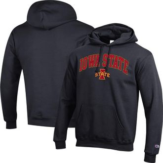 Champion Mens Champion Black Iowa State Cyclones Arched Logo Fleece Pullover Hoodie at Nordstrom, Size X-Large