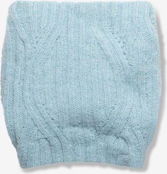 Buff Gerippter R&ouml;hrenschal aus Alpakawolle Knitted Neckwarmer