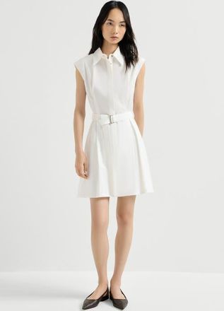 Brunello Cucinelli Mini Chemisier dress with monili in Panama at Nordstrom, Size 3X-Large Eu
