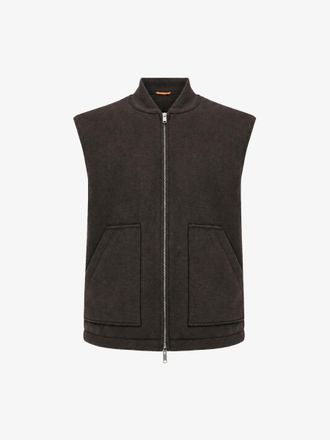 Genti Bodywarmer Zach | Donkerbruin