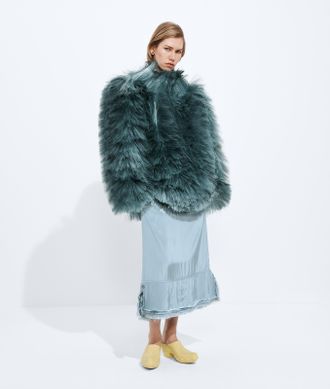 Bottega Veneta Washed Parachute Skirt - Blue - Women - 0