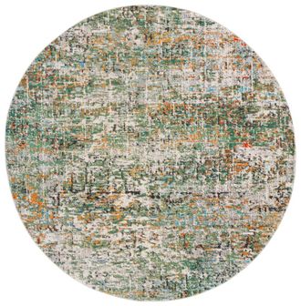 Safavieh Alfombra contempor&aacute;neo de polipropileno verde/azul, 152 cm