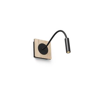 Netlighting Mood LED Wood Wall Reader Light Black 2W 3000K