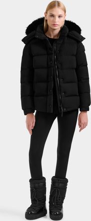 Rudsak Bree Womens Matte Down Puffer with Faux Fur