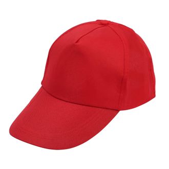 Generic Baseball Caps for Men UK Vintage Trucker Hat Classic Plain Baseball Hats Summer Running Visor Solid Sun Hat Casual Fishing Holiday Red