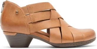 Cobb Hill Womens Laurel Woven Sandal In Tan