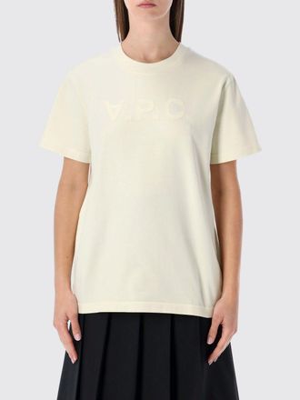 A.P.C. T-Shirt A. P.C. Woman color Yellow Cream
