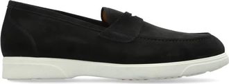 Kiton Suede Loafers - Heren - Loafers - Zwart - 40 1/2 EU - Leer - Schoenen