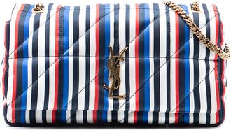 Saint Laurent Pre-owned Saint Laurent Medium Quilted Silk Carre Patchwork Jamie Shoulder Bag Ladies GAB515821A.0722