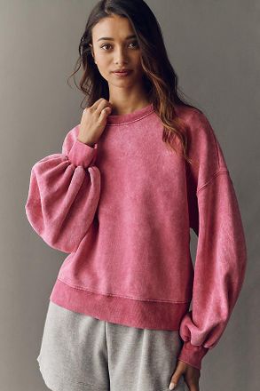 Electric & Rose Balloon-Sleeve Pullover