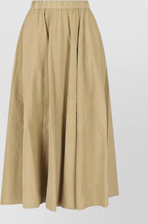 Aspesi cotton midi full skirt