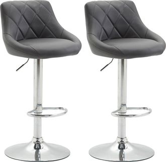 Clp Clp - Set De 2 Taburetes Lazio Gris
