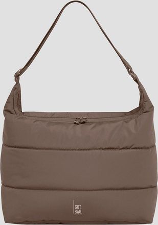 Got Bag Puffer Square Large Monochrome Handtasche braun