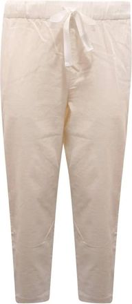 Sun 68 Fluwelen Broek Wit Corduroy Koord - Dames - Broeken - Wit - L - Broeken