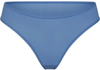 SKIMS Stretch-jersey Thong - Blue - M (UK12-14)