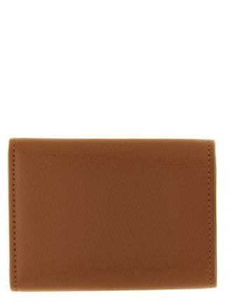 Fendi Two-Tone Leather with FF Logo Wallet - Camel