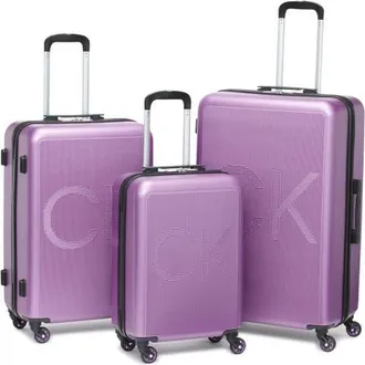 Calvin Klein Vision 3 Piece Luggage Set in Amethyst at Nordstrom