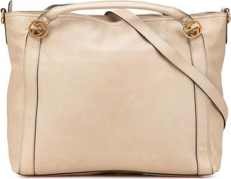 Gucci Pre-owned Gucci Medium Leather Miss GG Satchel Ladies 323675 213048