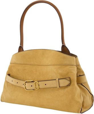 Marc Jacobs Cowhide Leather Shoulder Bag - Beige