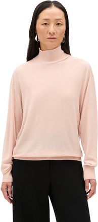 Another Tomorrow Featherweight Turtleneck in Lotus Pink at Nordstrom, Size X-Small It