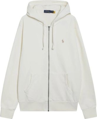 Polo Ralph Lauren Long Sleeve Sweatshirt - Heren - Vesten met rits - Beige - S - Hoodies & sweatvesten