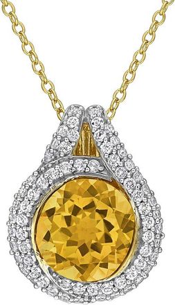 Rina Limor Silver 3.87 Ct. Tw. Gemstone Pendant
