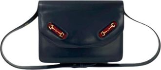 Gucci Pre-owned Cross Body Bags, female, Blue, Size: ONE SIZE Pre-owned Vintage Shoulder Bag