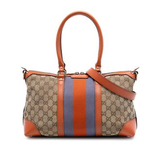 Gucci Pre-owned Gucci GG Canvas Web Satchel Ladies 257341 527066