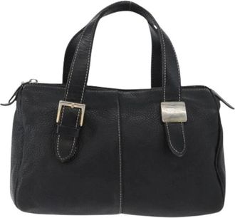 Burberry Pre-owned Handbags, female, Black, Size: ONE SIZE Pre-owned Vintage Handbag