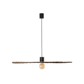 Faro Barcelona L&aacute;mpara Colgante Negra/rat&aacute;n &Oslash;1000 Costas 68590-70