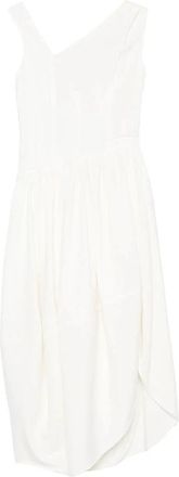 Namacheko Tales Asymmetrical Dress - Dames - Maxi kleedjes - Wit - 3XS - Kleedjes