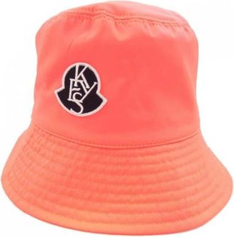Moncler Pre-owned Bucket Hoed - Heren - Vintage Accessoires - Roze - ONE Size - Vintage