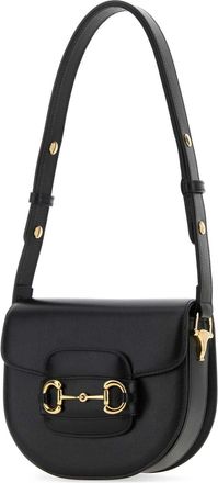 Gucci Womens Shoulder Bag Black Leather
