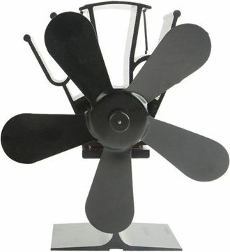 OEM Ventilador Termodin&aacute;mico De Bajo Consumo Para Chimeneas Y Accesorios De Estufa, Ventilador Ecol&oacute;gico, 5 Aspas
