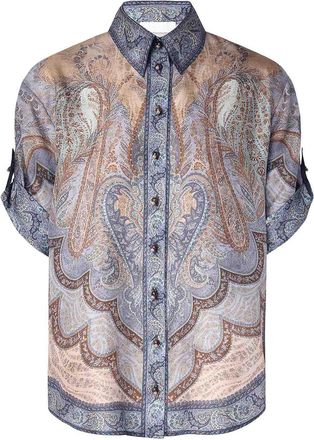 Zimmermann Wanderlust Short-Sleeved Shirt