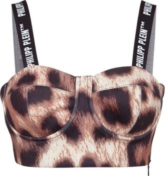 Philipp Plein Donna, Top, Marrone, S, new