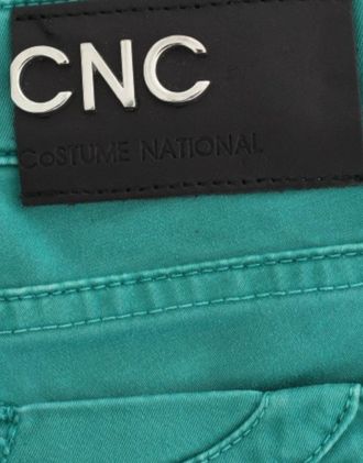 Costume National Womens Green Straight Leg Jeans Cotton Clothing