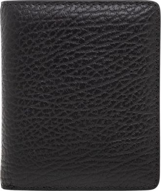 Maison Margiela Bifold Portemonnee met Logo - unisex - Portefeuilles - Zwart - ONE Size - Leer - Accessoires