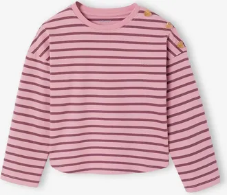 Vertbaudet M&auml;dchen Langarmshirt im Matrosenstil malve