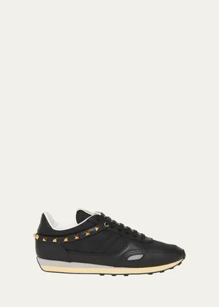 Valentino Garavani Mens Stud Up Low-Top Sneakers