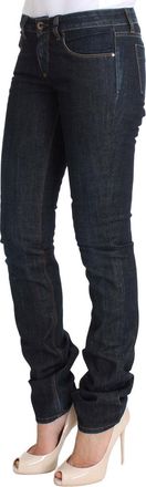 Costume National Womens Blue Cotton Stretch Slim Fit Jeans Clothing